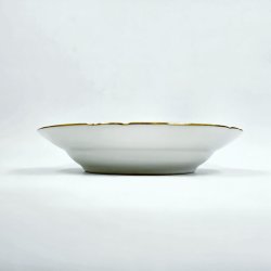 Mgestel Lille Dyb Tallerken nr. 23 Med Guldkant 2 sortering