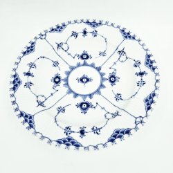 Musselmalet Helblonde Middagstallerken nr. 1-1084. sortering 1 