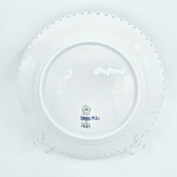 Musselmalet Helblonde Middagstallerken nr. 1-1084. sortering 1 