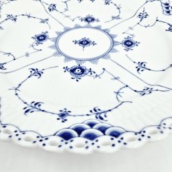 Musselmalet Helblonde Middagstallerken nr. 625. sortering 2 