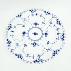 Musselmalet Helblonde Middagstallerken nr. 625. sortering 2 