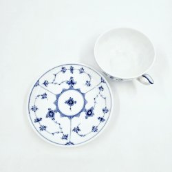 Musselmalet Riflet Stor Tekop nr. 1-315. sortering 1