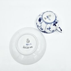 Musselmalet Halvblonde Tekop nr. 1-525. sortering 1 