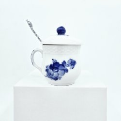 Bl Blomst Flettet Sennepskrukke nr. 10-8211. sortering 1 