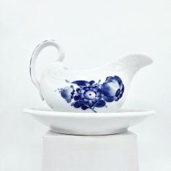 Bl Blomst Flettet Sovseskl nr. 10-8069. sortering 1 