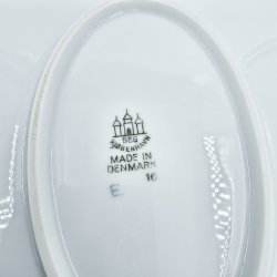 Mgestel Ovalt Fad nr. 16 Uden Guldkant 1 sortering 