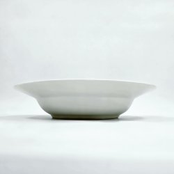 Bl Blomst Kantet Stor Dyb Tallerken nr. 10-8546. sortering 2