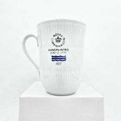 Royal Copenhagen Hvidriflet Signatur Krus nr. 497. sortering 2