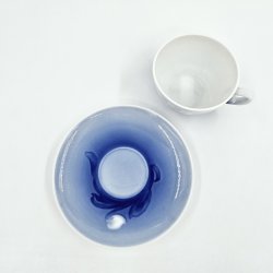 Julerose Espressokop Med Underkop nr. 108B. sortering 2 