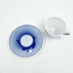 Julerose Espressokop Med Underkop nr. 108B. sortering 1 