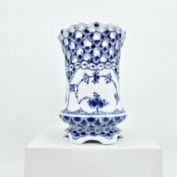 Musselmalet Helblonde Vase nr. 1-1016. sortering 1 