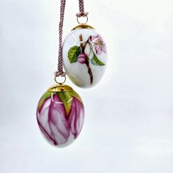 Royal Copenhagen Pskeg bleblomst &amp; Blade 2024. Sortering 1