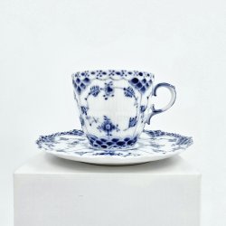 Musselmalet Helblonde Kaffekop nr. 1-1035. sortering 1 