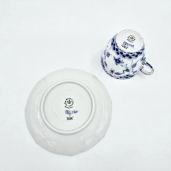 Musselmalet Helblonde Kaffekop nr. 1-1035. sortering 1 