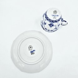 Musselmalet Helblonde Kaffekop nr. 1-1035. sortering 2 