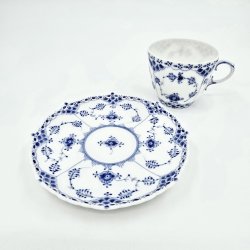 Musselmalet Helblonde Kaffekop nr. 1-1035. sortering 3 