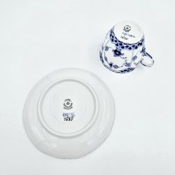 Musselmalet Helblonde Kaffekop nr. 1-1035. sortering 3 