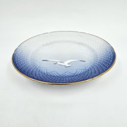 Mgestel Stor Kagetallerken nr. 28 Med Guldkant 2 sortering