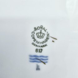 Mgestel Stor Kagetallerken nr. 28 Med Guldkant 2 sortering