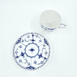 Musselmalet Halvblonde Kaffekop nr. 1-756. sortering 2  