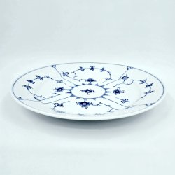 Musselmalet Riflet Middagstallerken nr. 625. sortering 1 