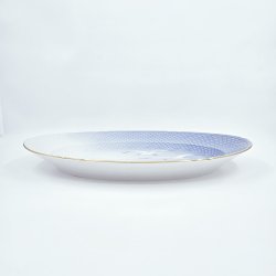 Mgestel Stort Ovalt Fad nr. 15 Med Guldkant 1 sortering 