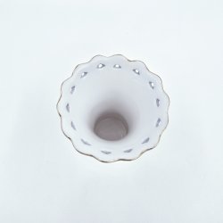 Mgestel Violvase Med Blondekant nr. 171 Med Guldkant 2 sortering 