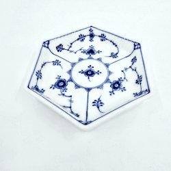 Musselmalet Riflet Sekskantet Bakke nr. 1-2138. sortering 1 