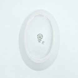 Mgestel Oval Asiet nr. 38 uden guldkant 1 sortering 