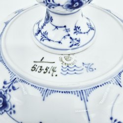 Musselmalet Halvblonde Opsats nr. 1-513. sortering 1 Sjlden