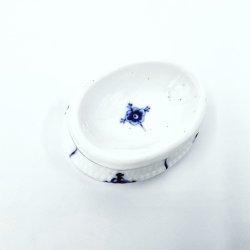 Musselmalet Riflet Saltkar nr. 1-195. sortering 1 Sjlden  