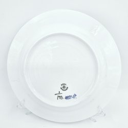 Musselmalet Riflet Middagstallerken nr. 1-175. sortering 2  