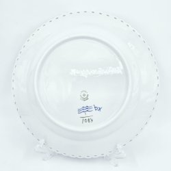 Musselmalet Helblonde Middagstallerken nr. 1-1084. sortering 3 