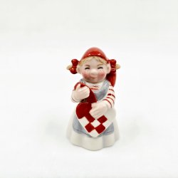 Royal Copenhagen Pixie Nisse Med Flethjerte nr. 761. 1 Sortering 
