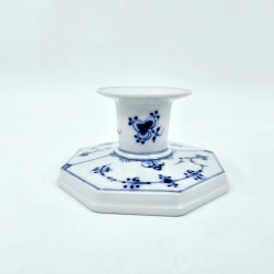 Musselmalet Riflet Lysestage nr. 1-3334. sortering 1 