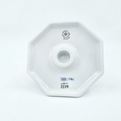 Musselmalet Riflet Lysestage nr. 1-3334. sortering 1 