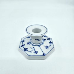 Musselmalet Riflet Lysestage nr. 1-3334. sortering 1 