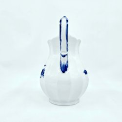 Bl� Blomst Kantet Stor Kande nr. 10-8526. sortering 1