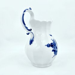Bl� Blomst Kantet Stor Kande nr. 10-8526. sortering 1