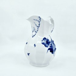 Bl� Blomst Kantet Stor Kande nr. 10-8526. sortering 1