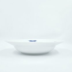 Bl� Blomst Flettet Stor Dyb Tallerken nr. 10-8107. sortering 2