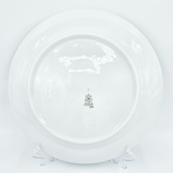 Bl� Tone D�kketallerken / Musling nr. 248 Med Guldkant 1 sortering 