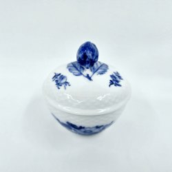 Bl� Blomst Flettet Sukkersk�l nr. 10-8081. sortering 2