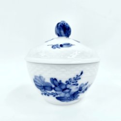 Bl� Blomst Flettet Sukkersk�l nr. 10-8081. sortering 2