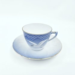 M�gestel Espresso Kop nr. 108B Med Guldkant 2 sortering