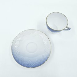 M�gestel Espresso Kop nr. 108B Med Guldkant 2 sortering