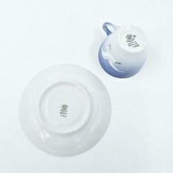 M�gestel Espresso Kop nr. 108B Med Guldkant 2 sortering