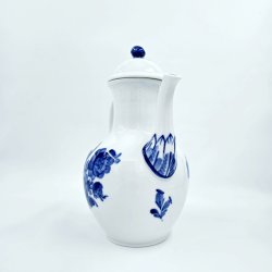 Bl� Blomst Flettet Kaffekande nr. 10-8189. Sortering 1   