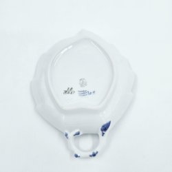 Bl� Blomst Flettet Blad Asiet nr. 10-8001. sortering 2 