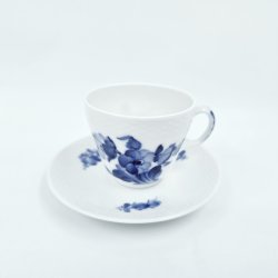 Bl� Blomst Flettet Espressokop nr. 10-8046. sortering 1 